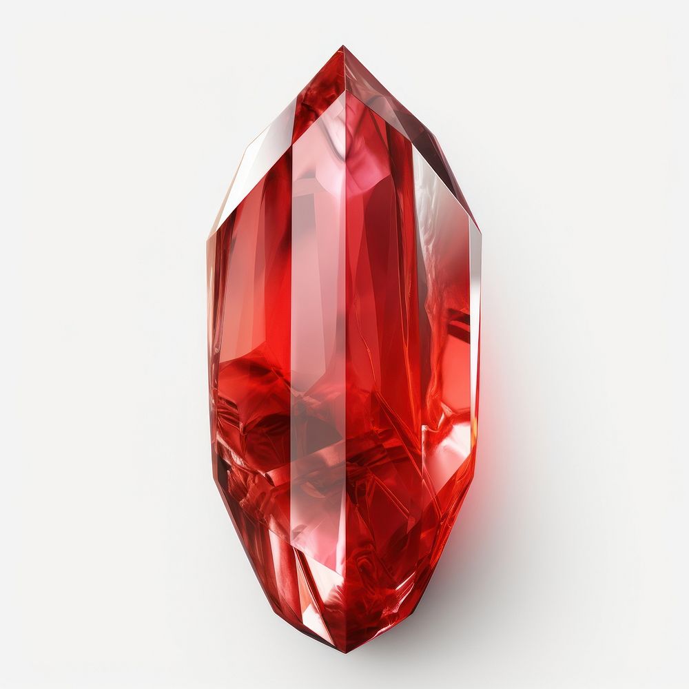 Red mouth gemstone crystal jewelry.