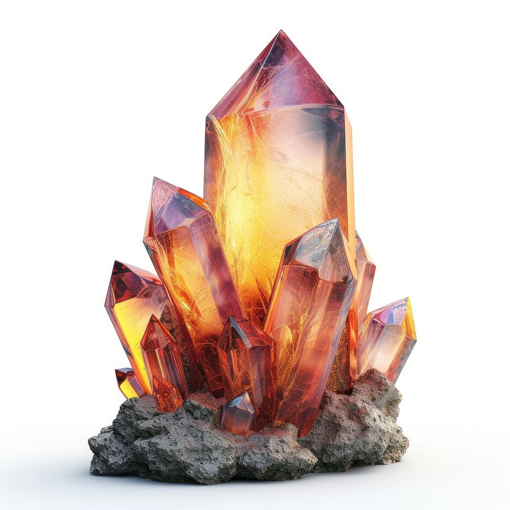 Symbol gemstone crystal mineral.