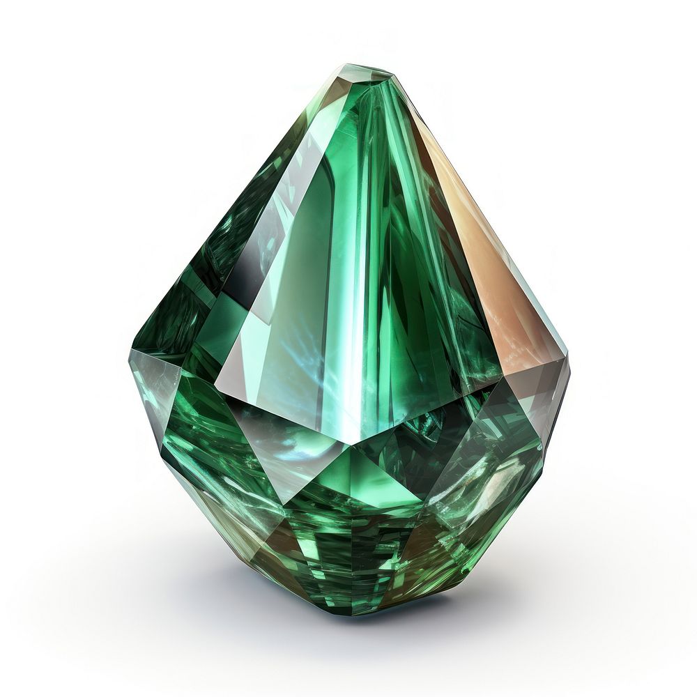 Ecology icon gemstone jewelry emerald.