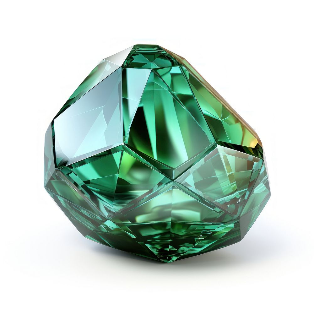 Ecology icon gemstone jewelry emerald.