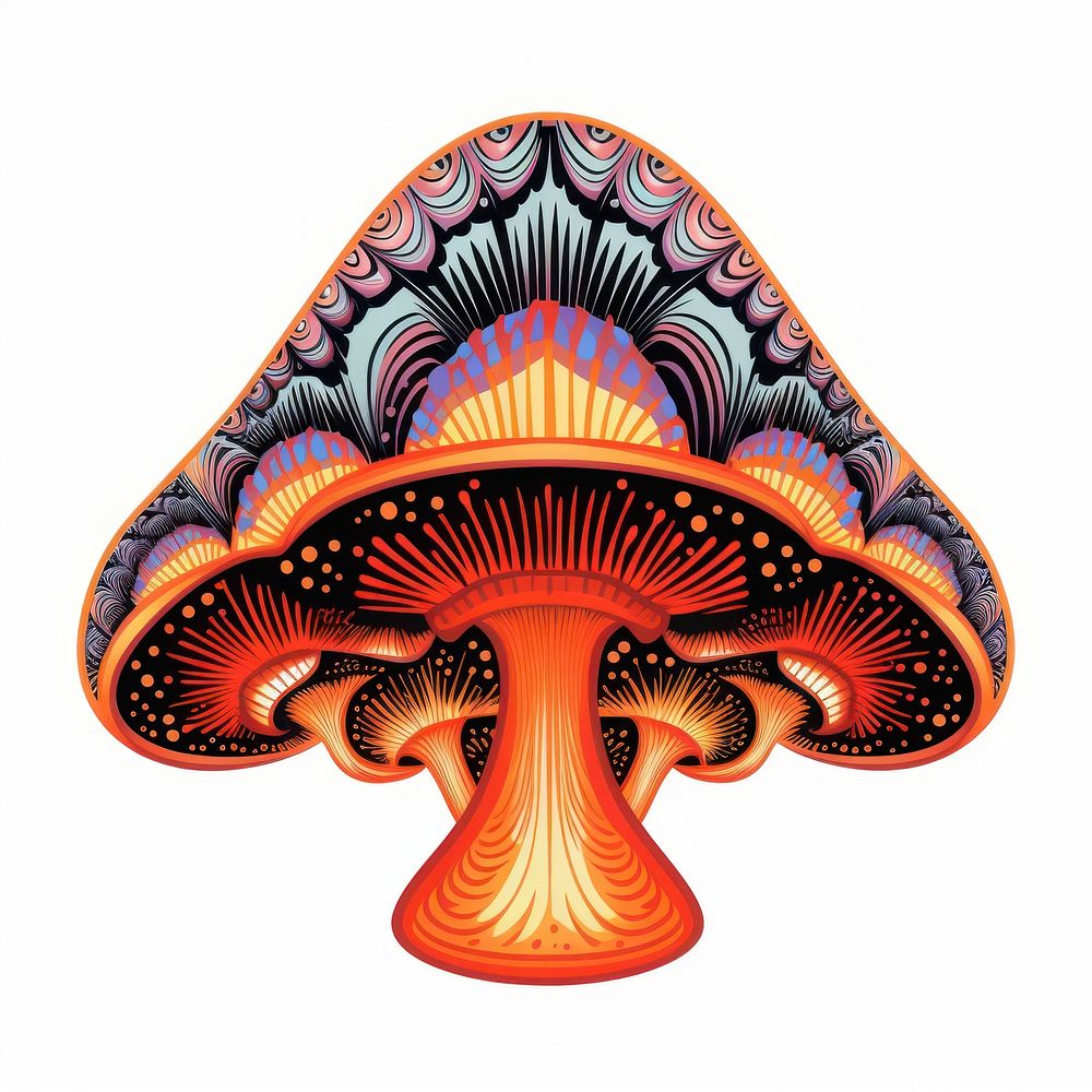 Mushroom pattern creativity chandelier toadstool.