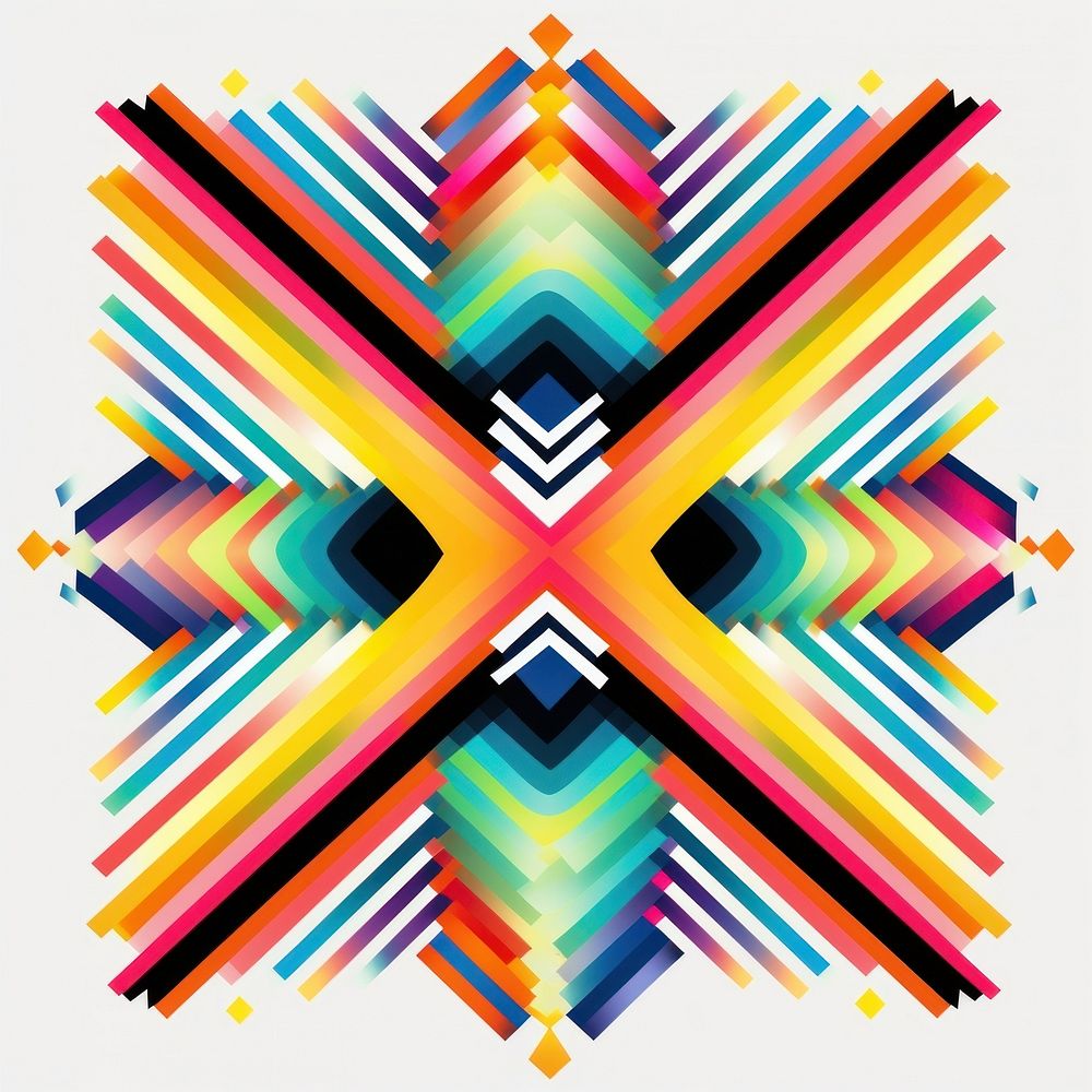 Cross pattern art abstract graphics.