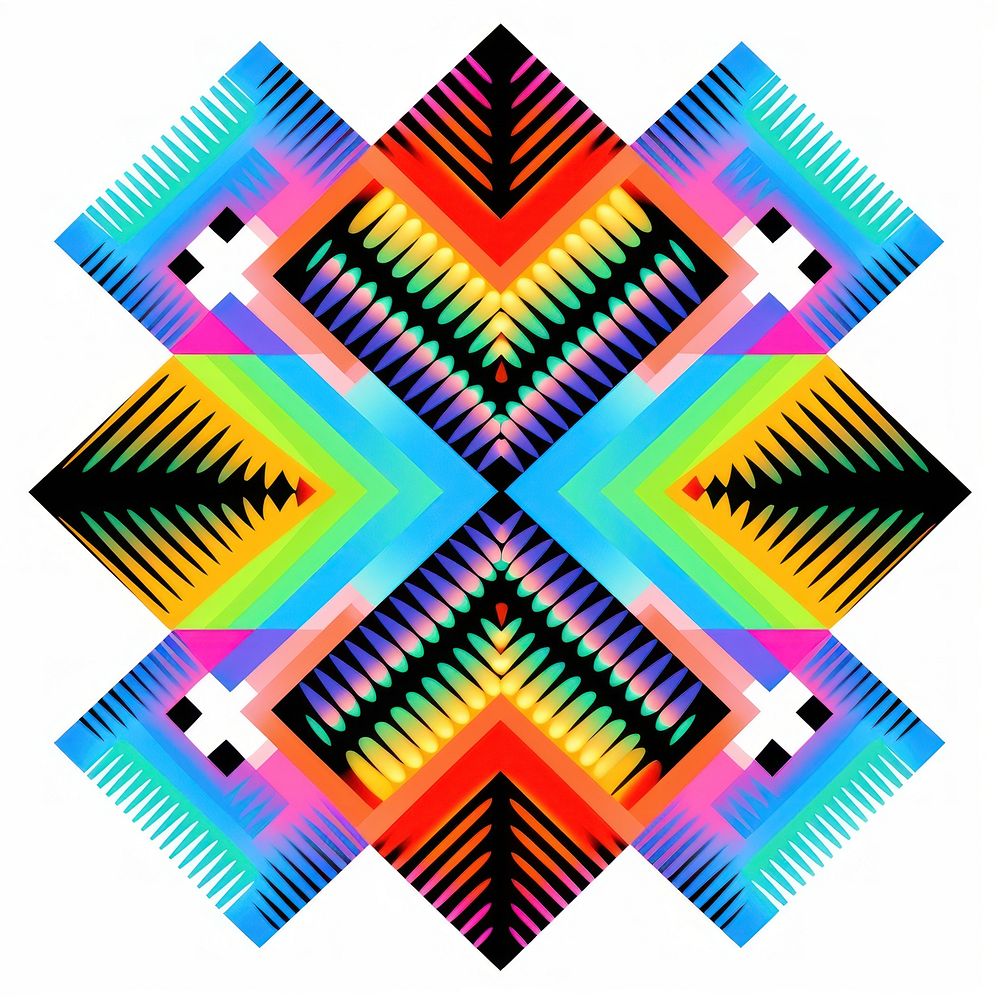 Cross pattern art abstract graphics.