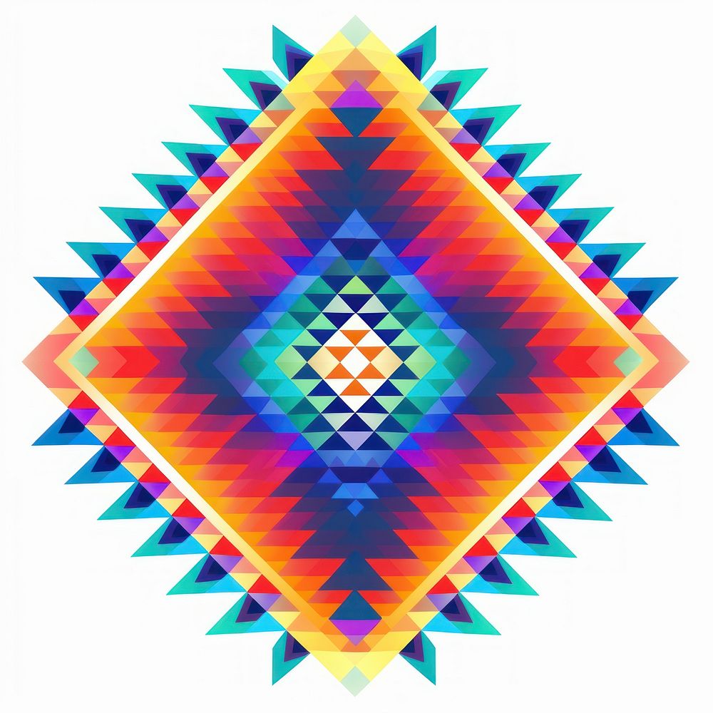 Diamond pattern art abstract graphics.