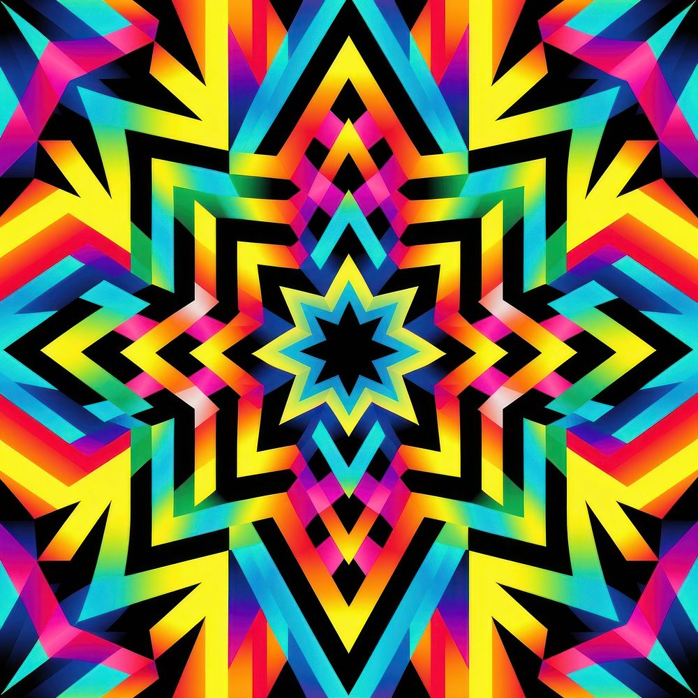 Gift pattern art kaleidoscope backgrounds.