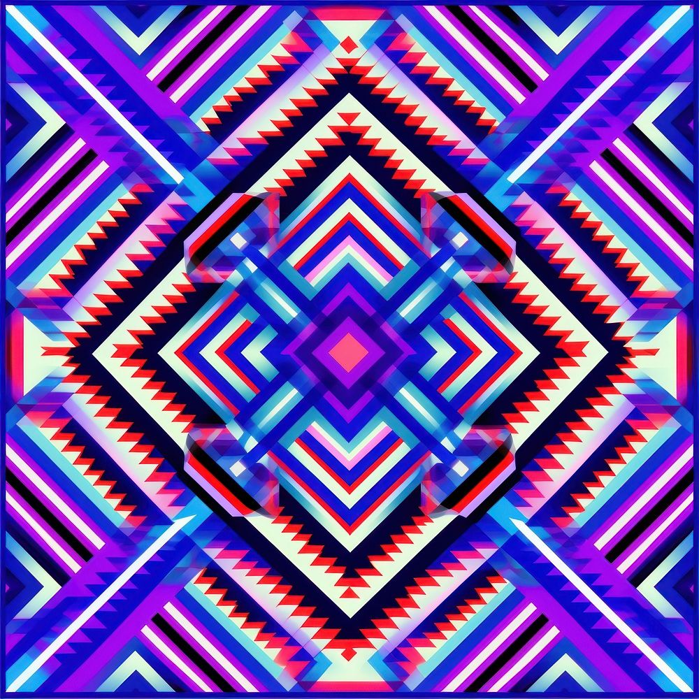 Gift pattern art purple kaleidoscope.