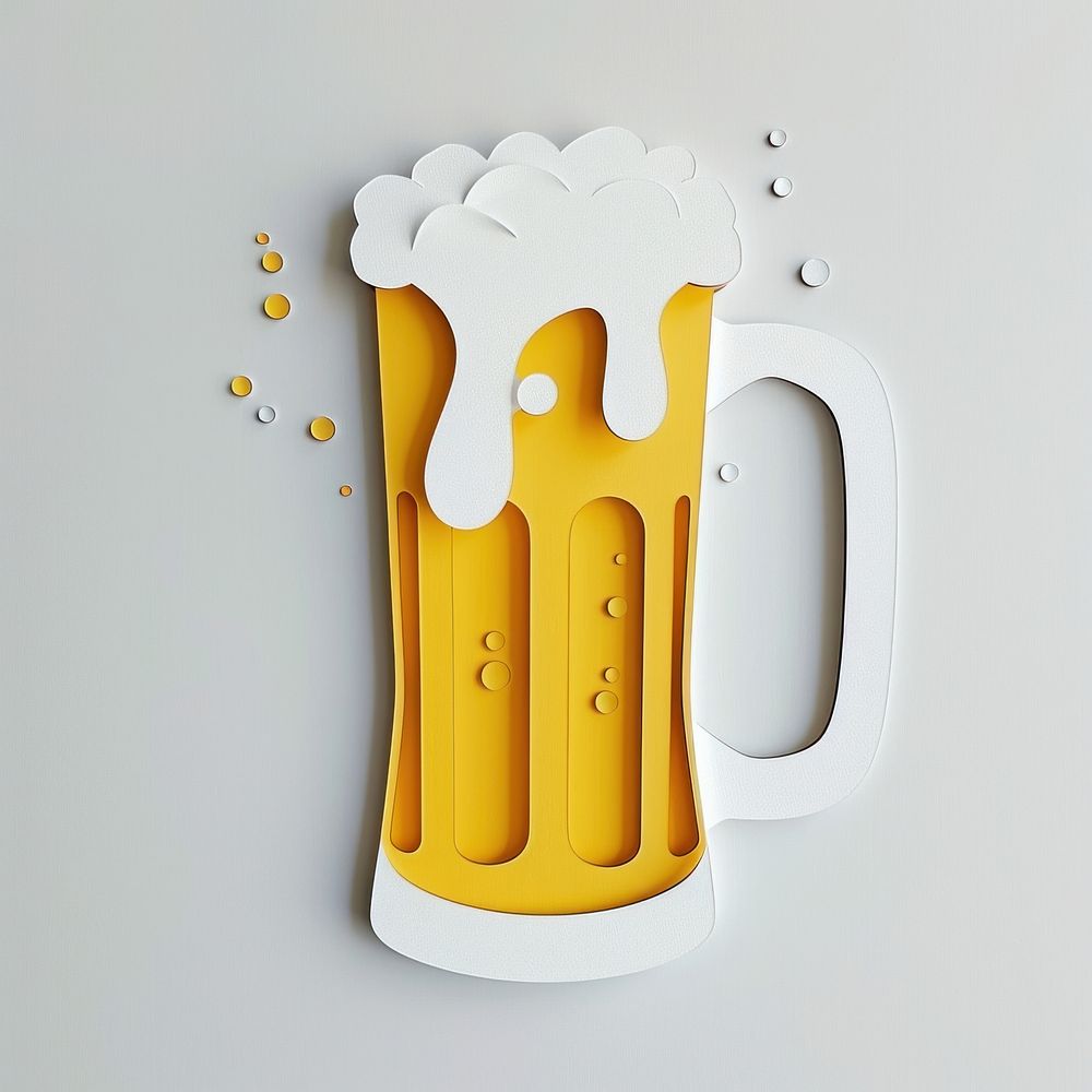 Beer glass art condensation.