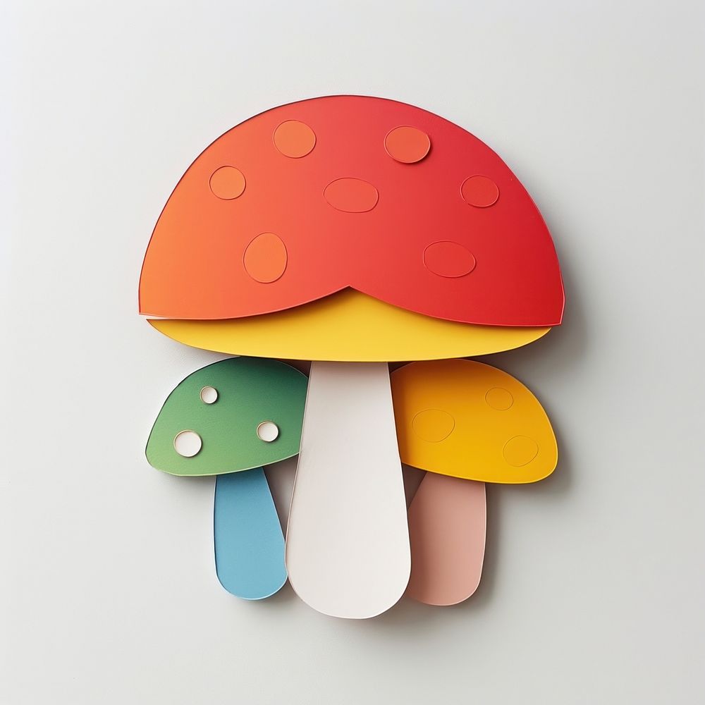 Mushroom food art creativity.