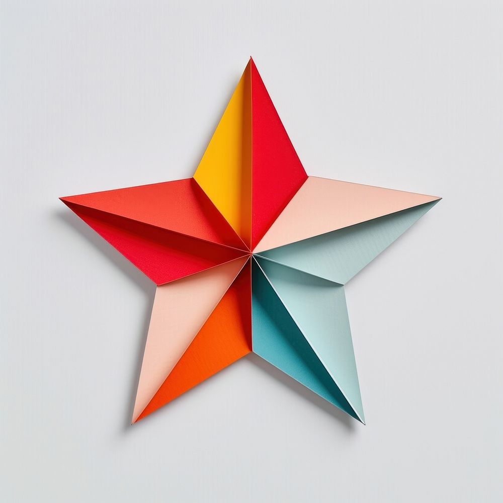 Star paper art origami.