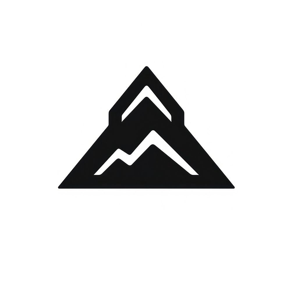 Mountain logo icon symbol triangle weaponry.