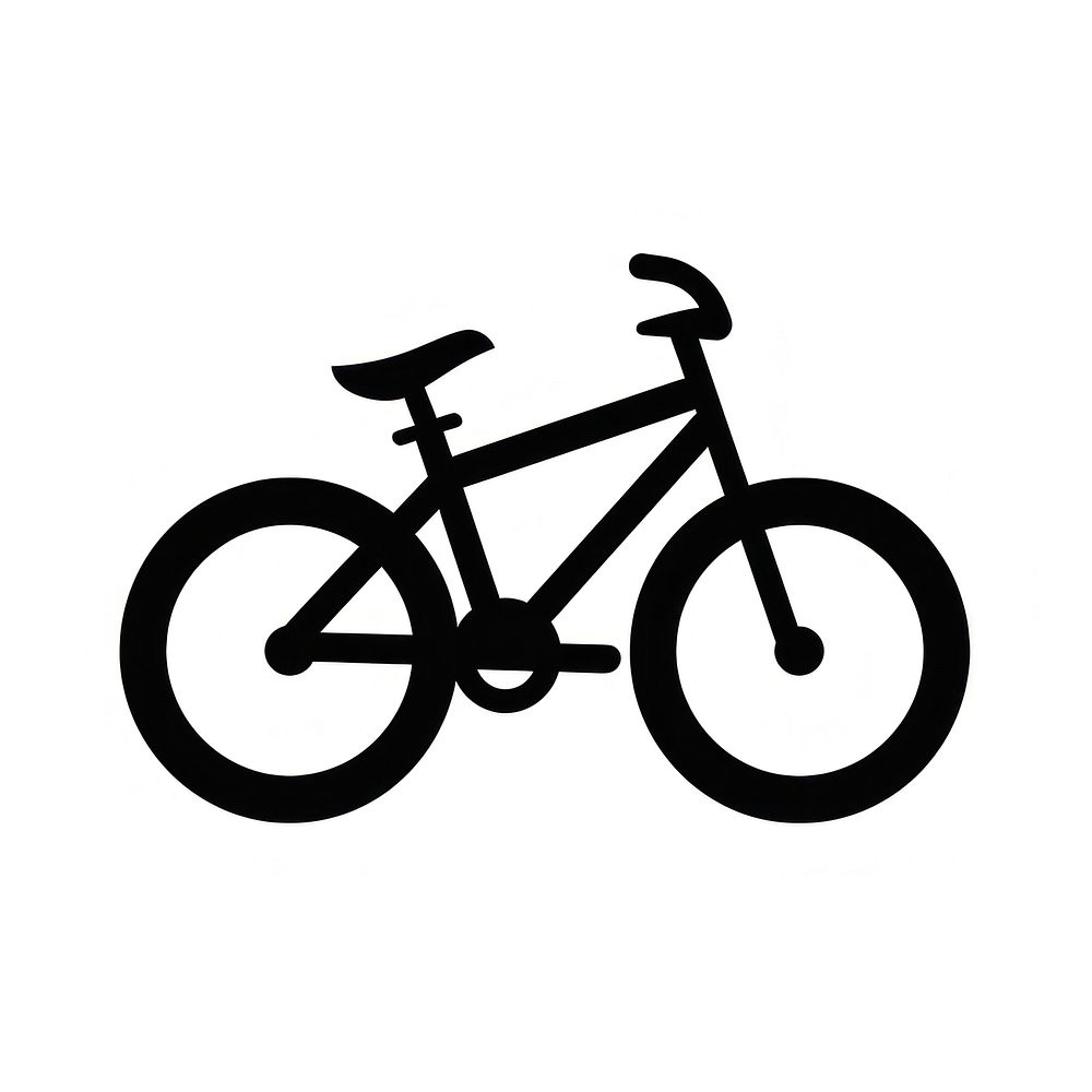 Bicycle logo icon vehicle black transportation.