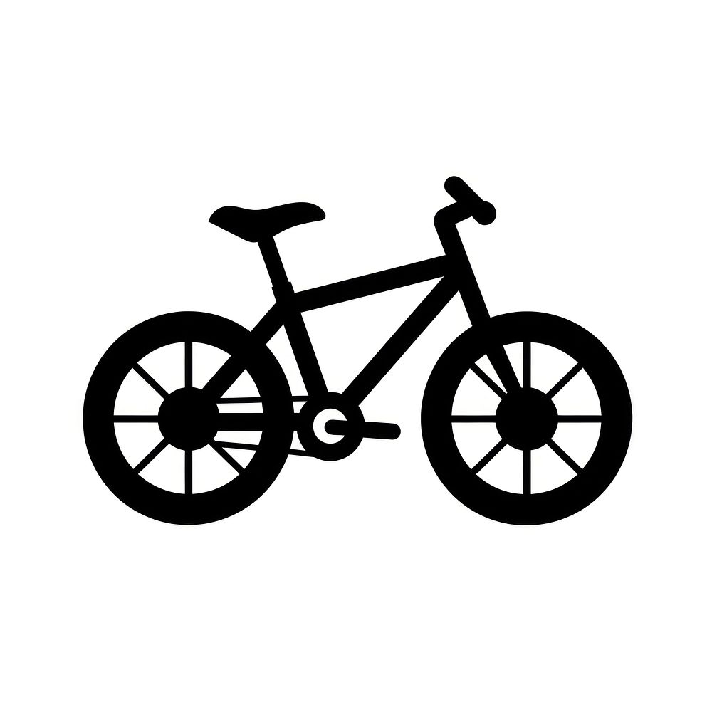 Bike logo icon silhouette vehicle bicycle.