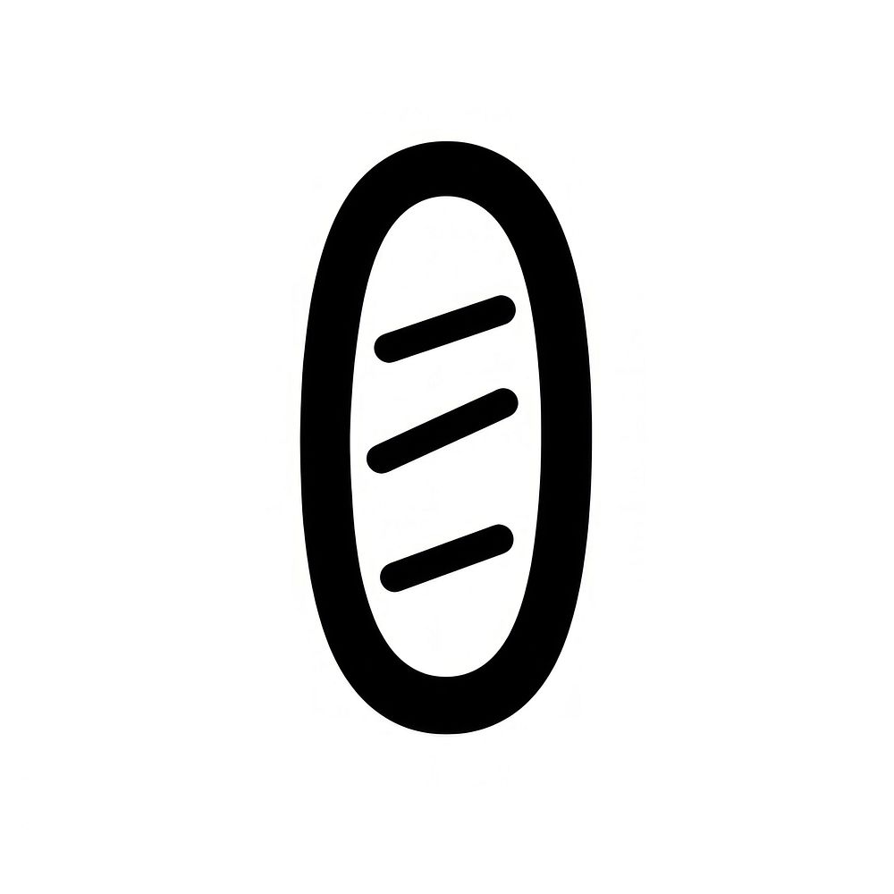 Hotdog logo icon black white monochrome.