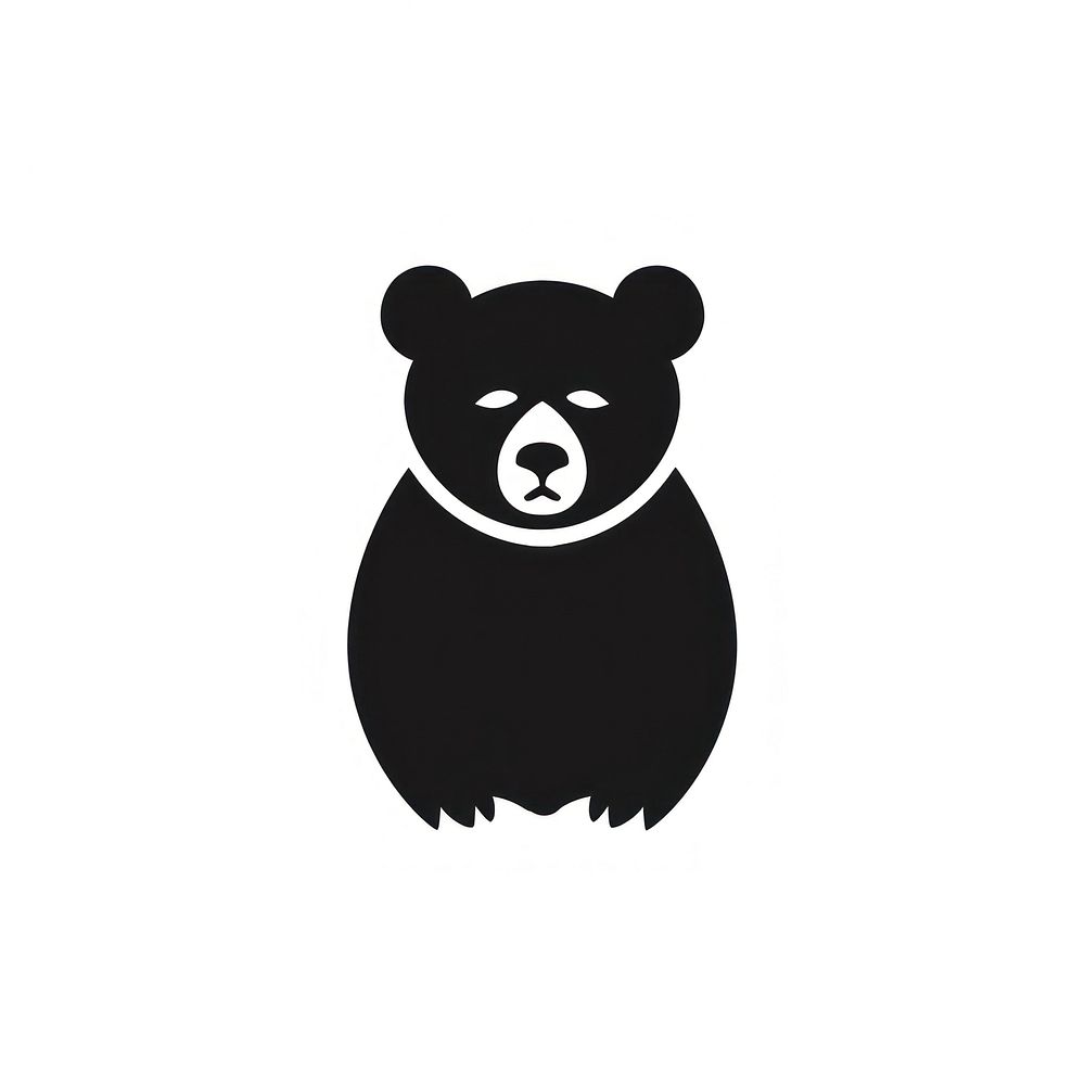 Koala logo icon wildlife mammal black.