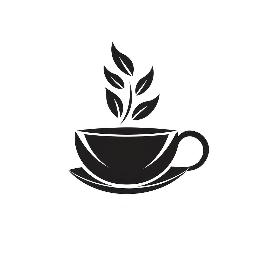 Tea logo icon coffee drink cup.