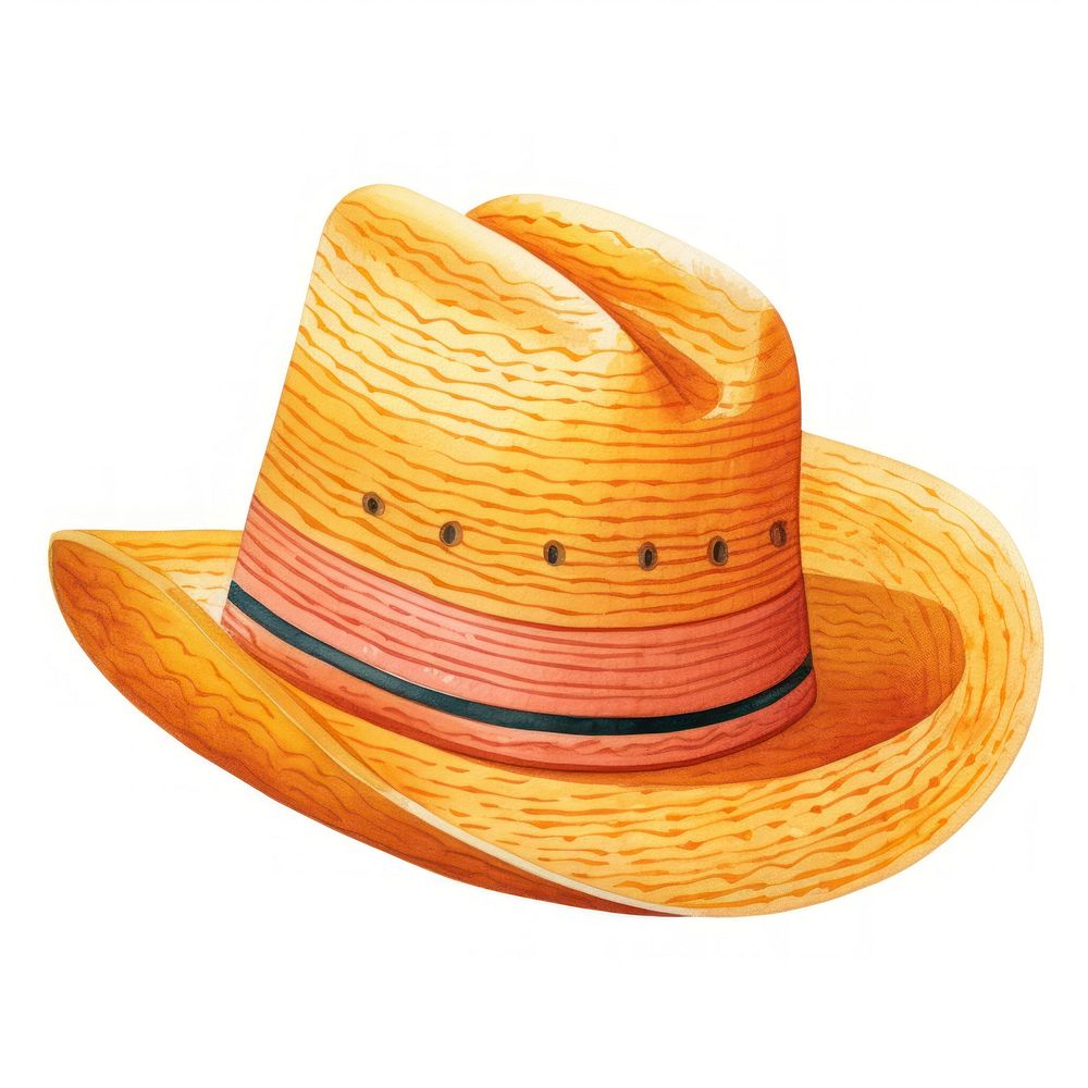 Cowboy hat sombrero white background headwear.