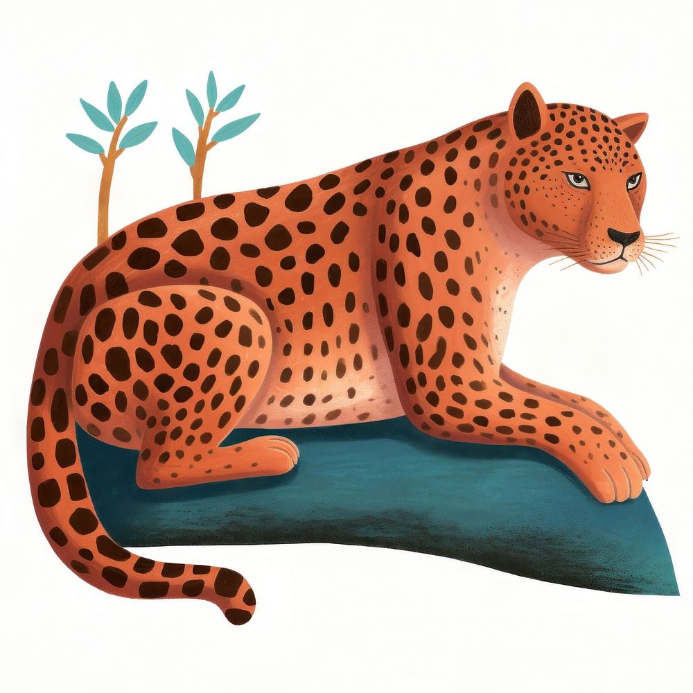 Lying jaguar wildlife leopard animal.