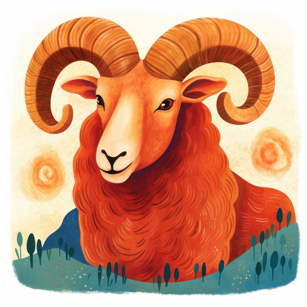 Aries zodiac symbol livestock animal mammal.