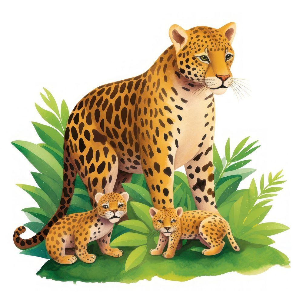 Jaguar mom wildlife leopard cheetah.