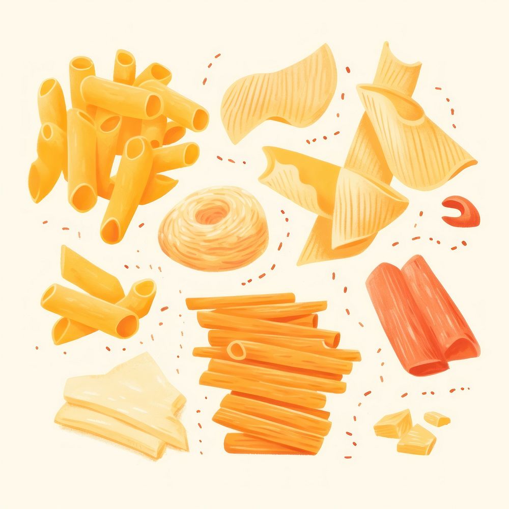 Homemade pasta food freshness variation.