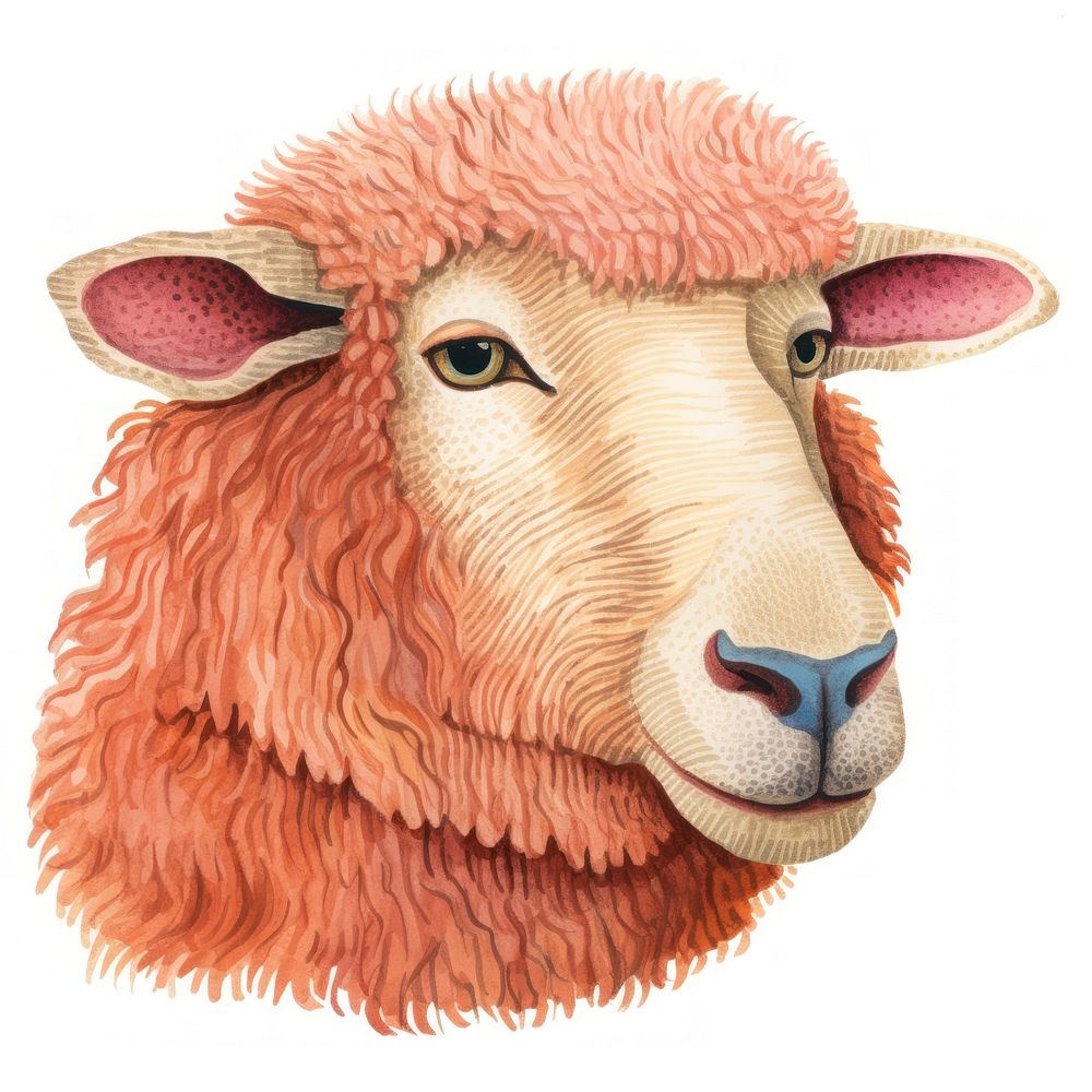 Sheep livestock portrait animal.