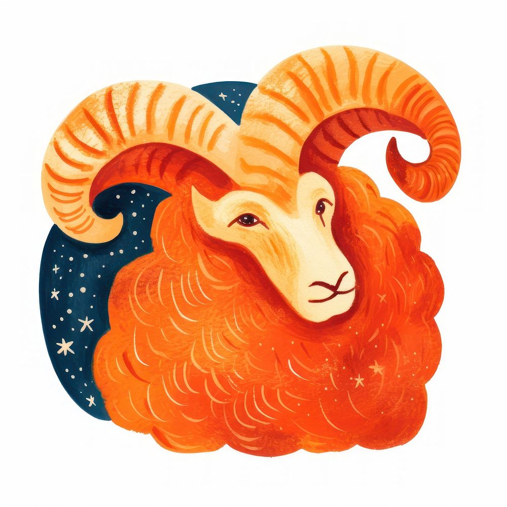 Aries zodiac sign symbol livestock animal mammal.