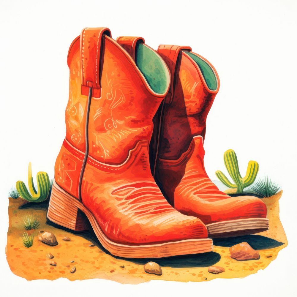 Cowboy boots footwear clothing fashion.