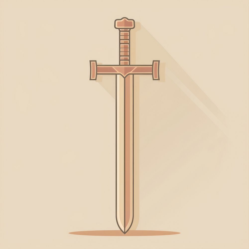 Pirates sword cross icon weapon symbol weaponry.