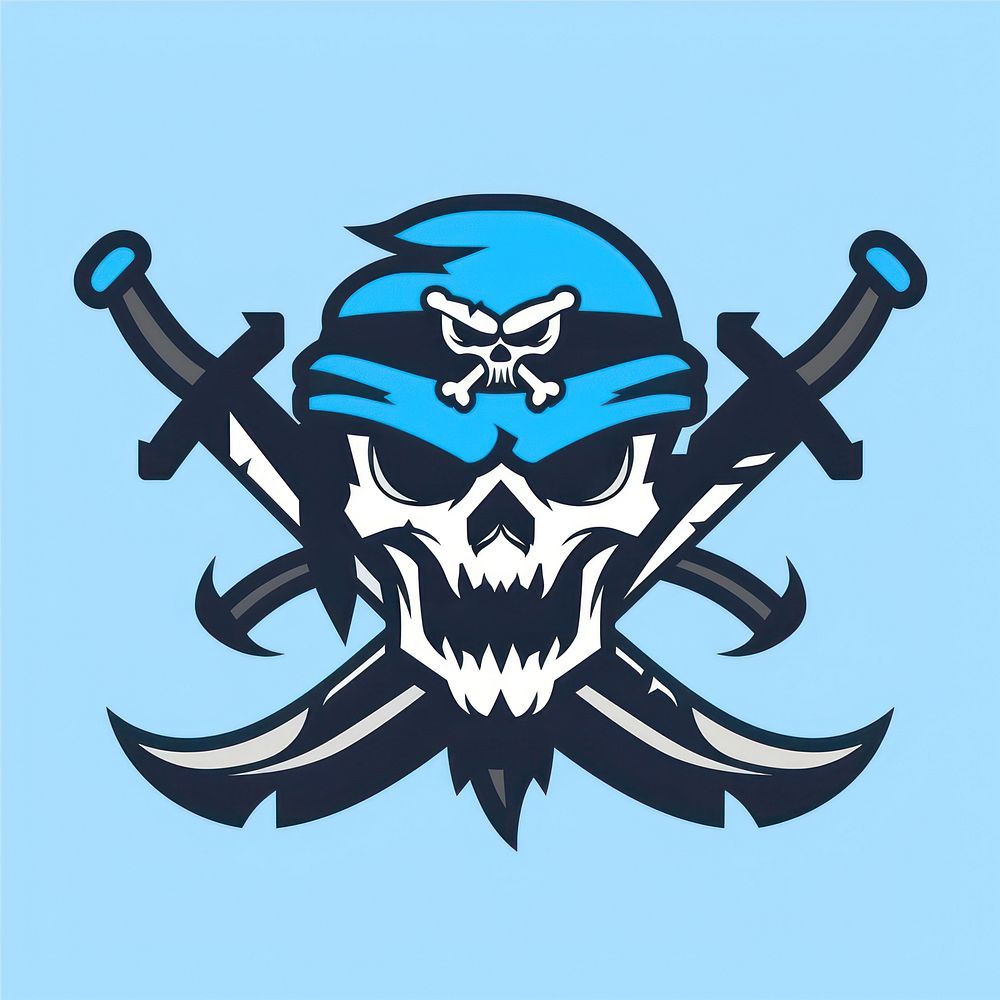 Pirates sword cross icon pirate logo electronics.
