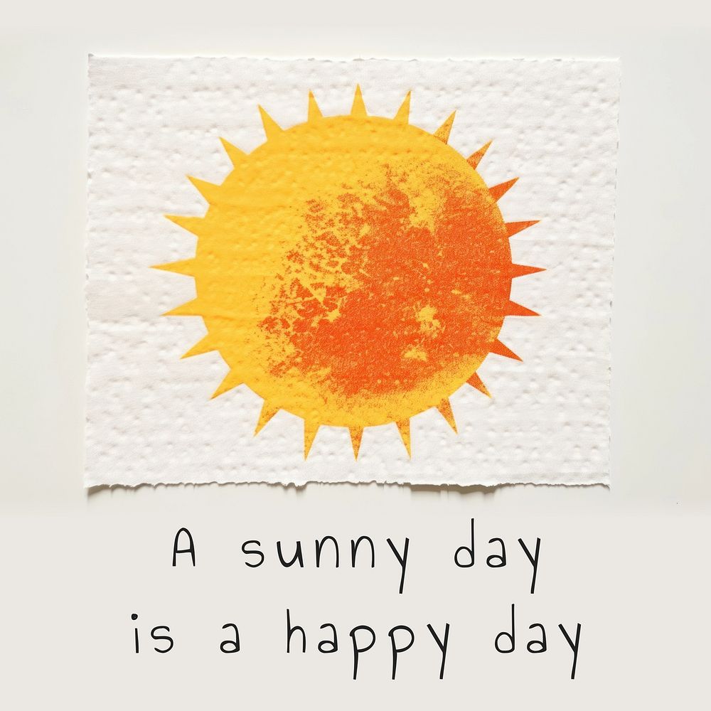 Sunny days Instagram post 