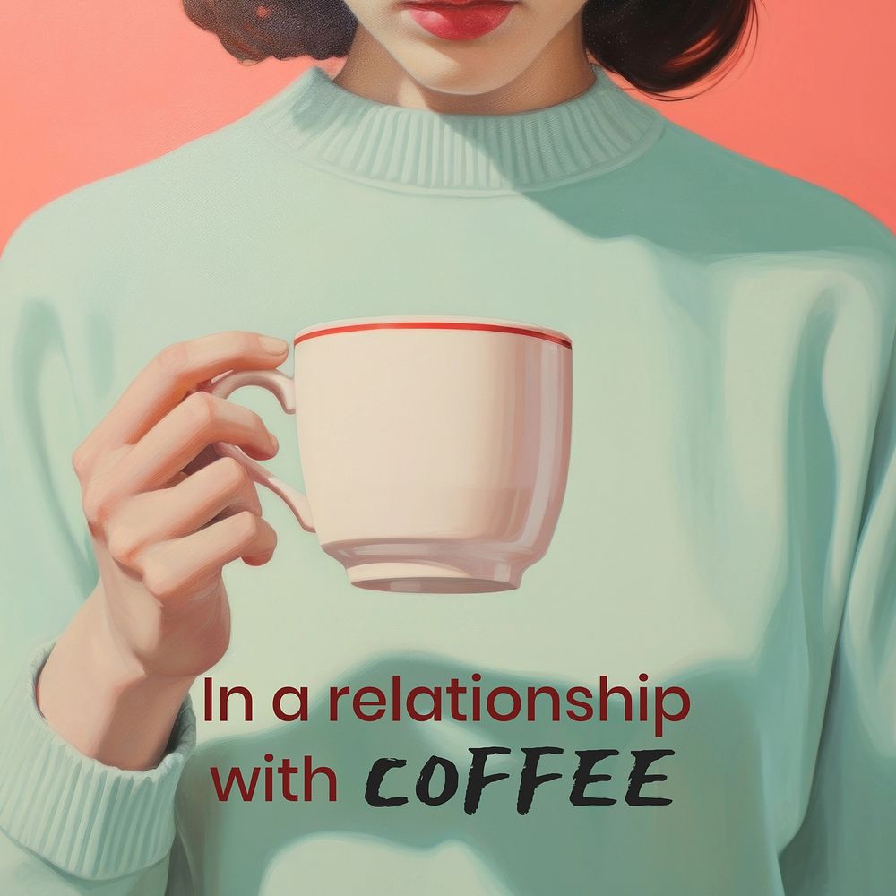 Coffee relationship Facebook post 