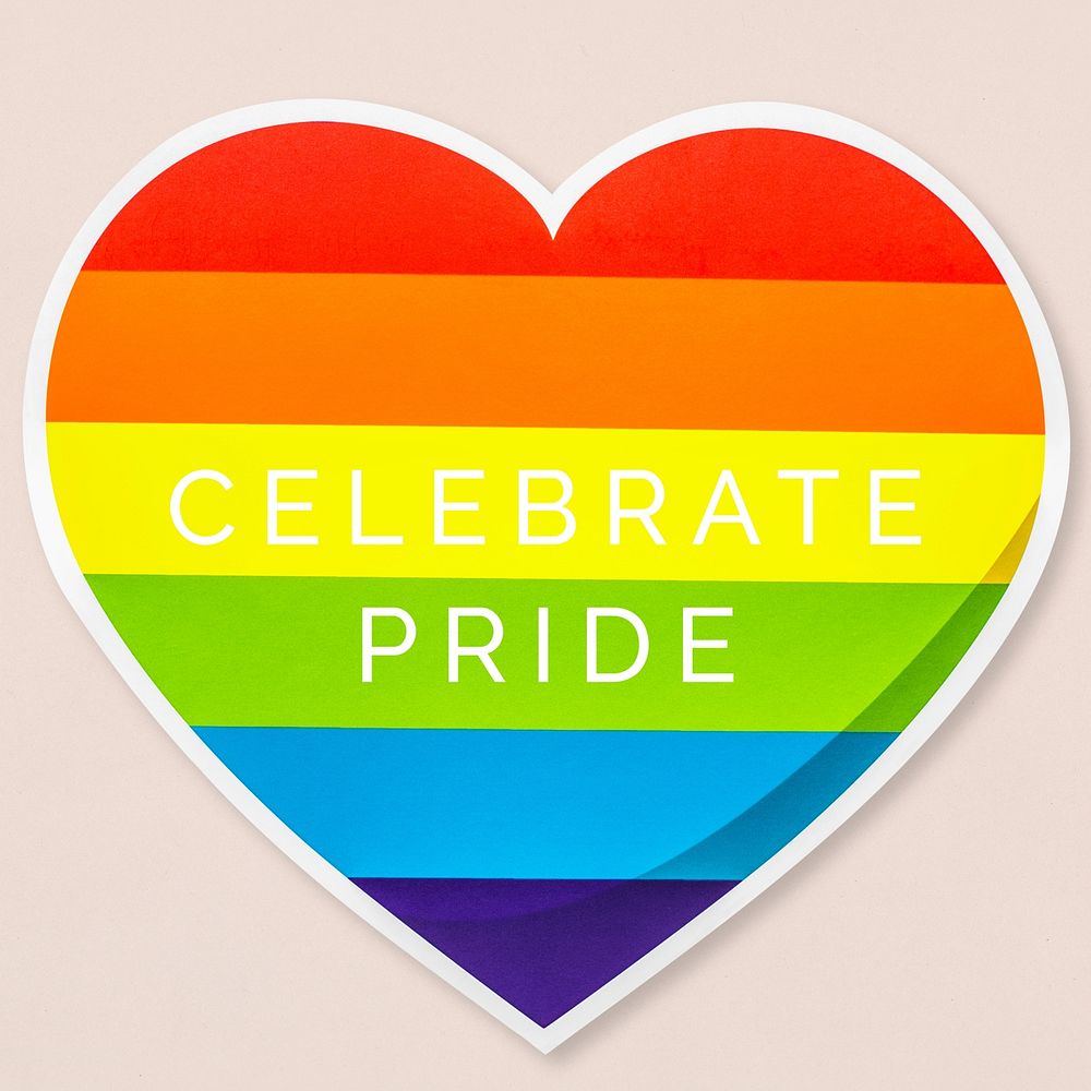 Celebrate pride quote Facebook post template