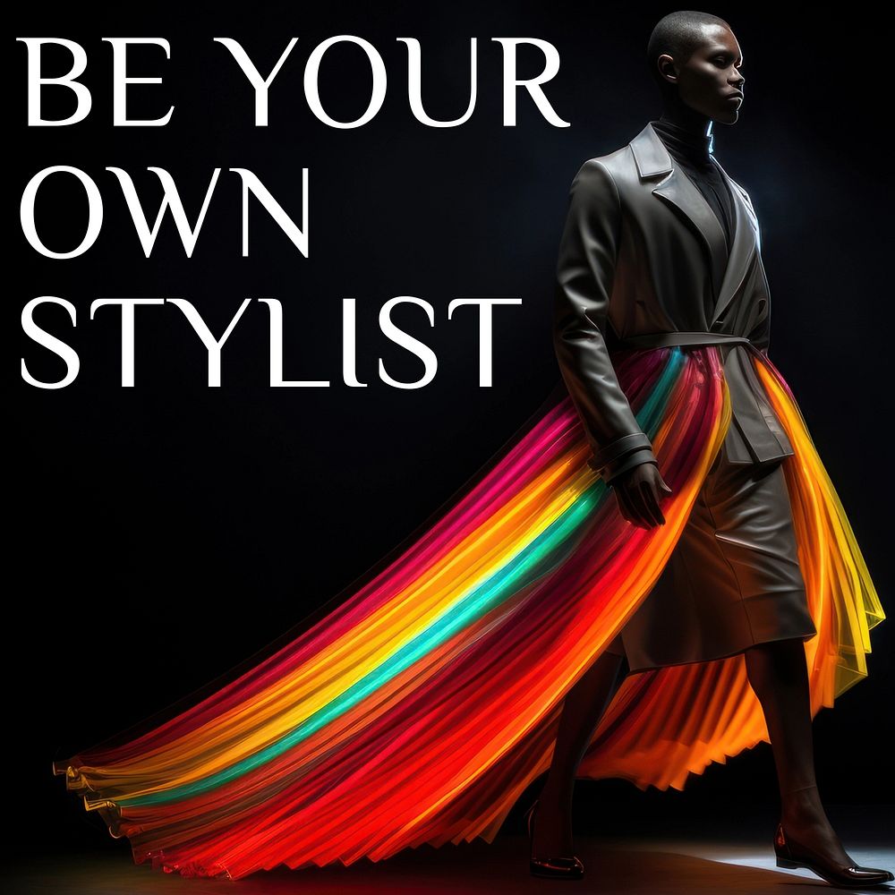 Be your own stylist Instagram post template