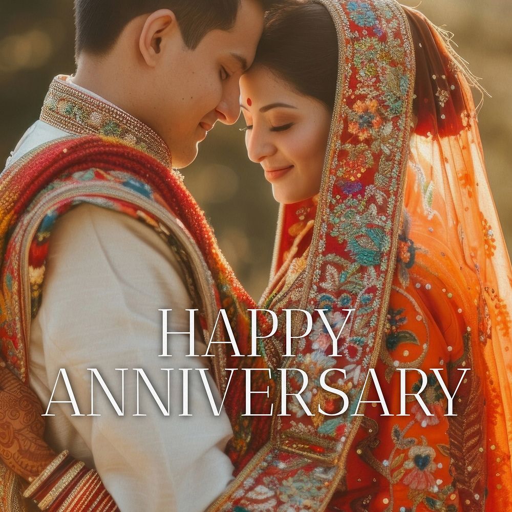 Happy anniversary quote Facebook post template