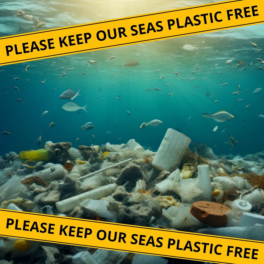 Plastic & sea Facebook post 