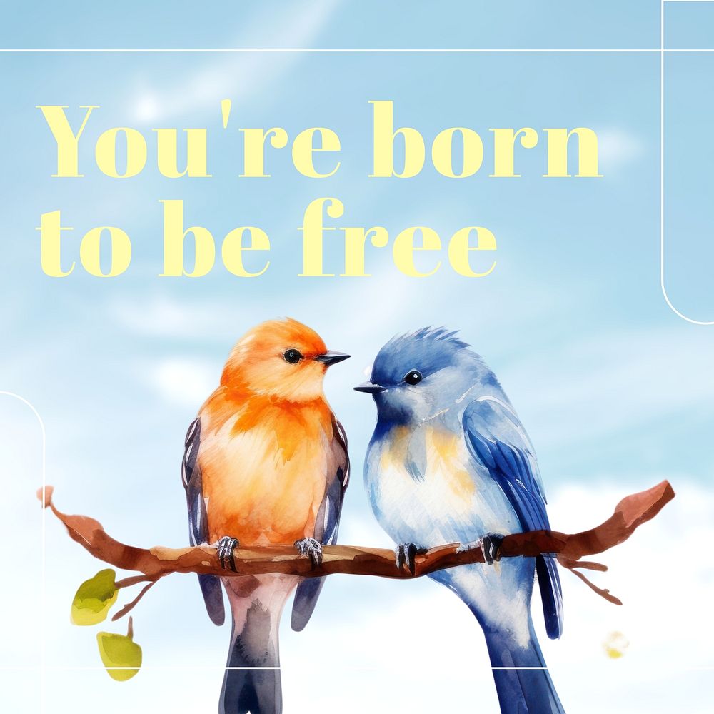 Born free Facebook post 
