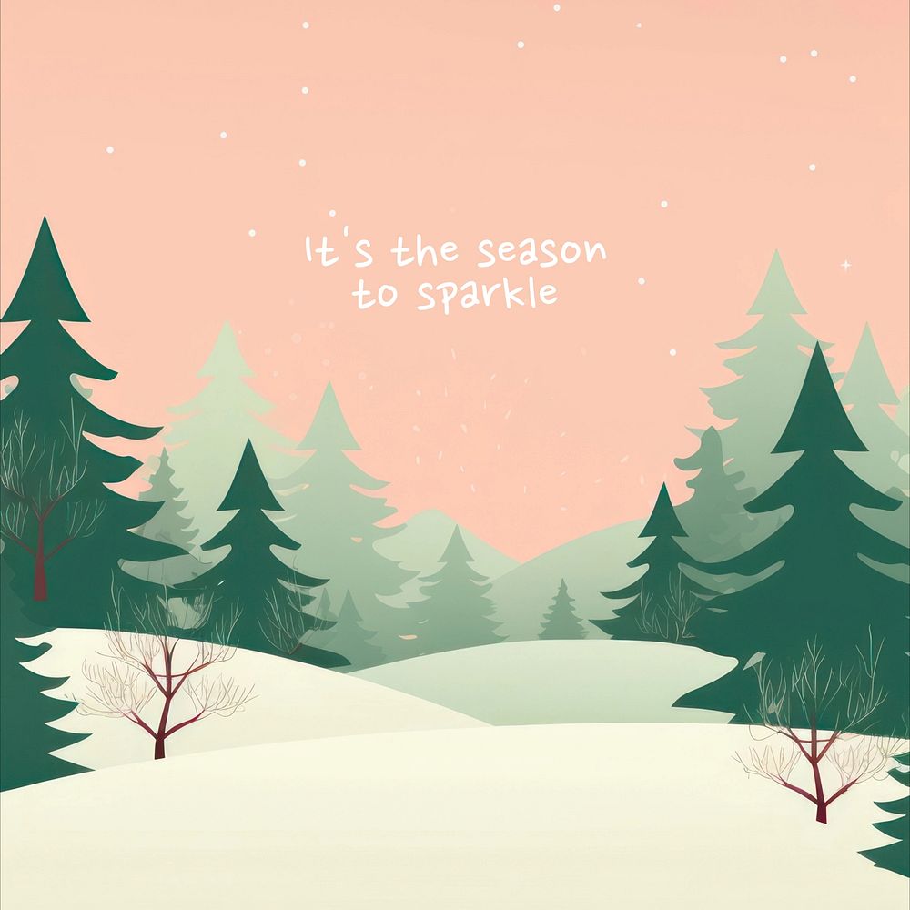 Festive season Instagram post 