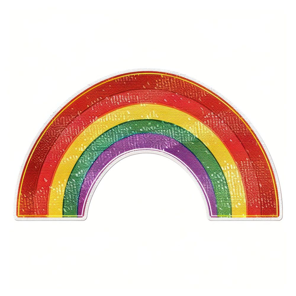 Rainbow with rainbow image horseshoe jacuzzi text.