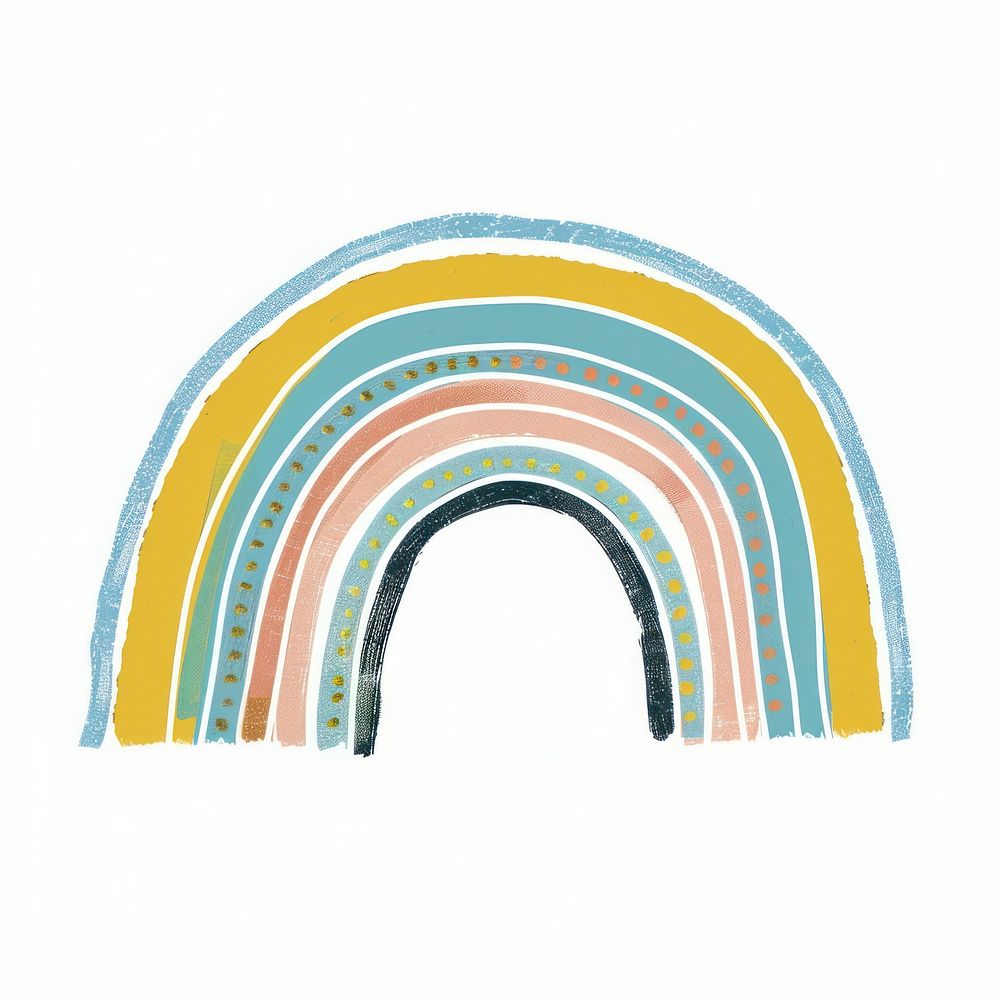 Cyan rainbow illustration architecture outdoors clothing.