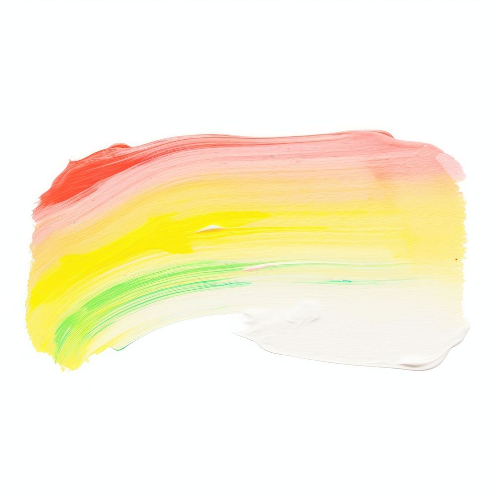 Rainbow painting canvas paper.