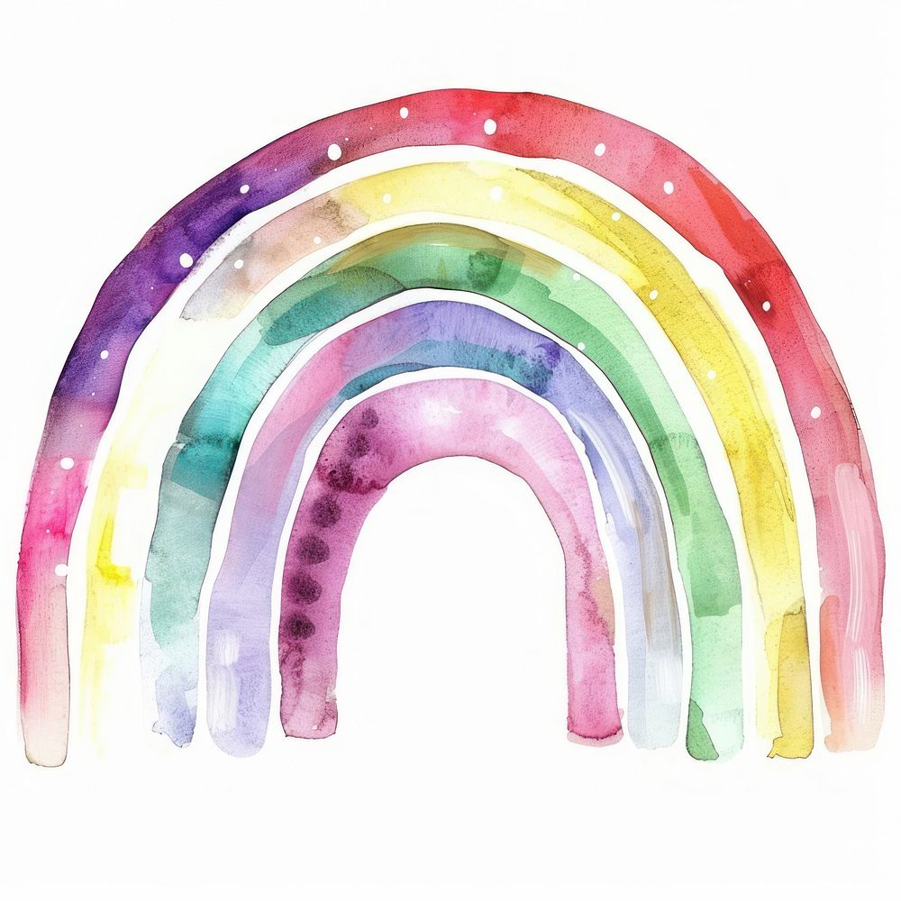 Rainbow horseshoe.