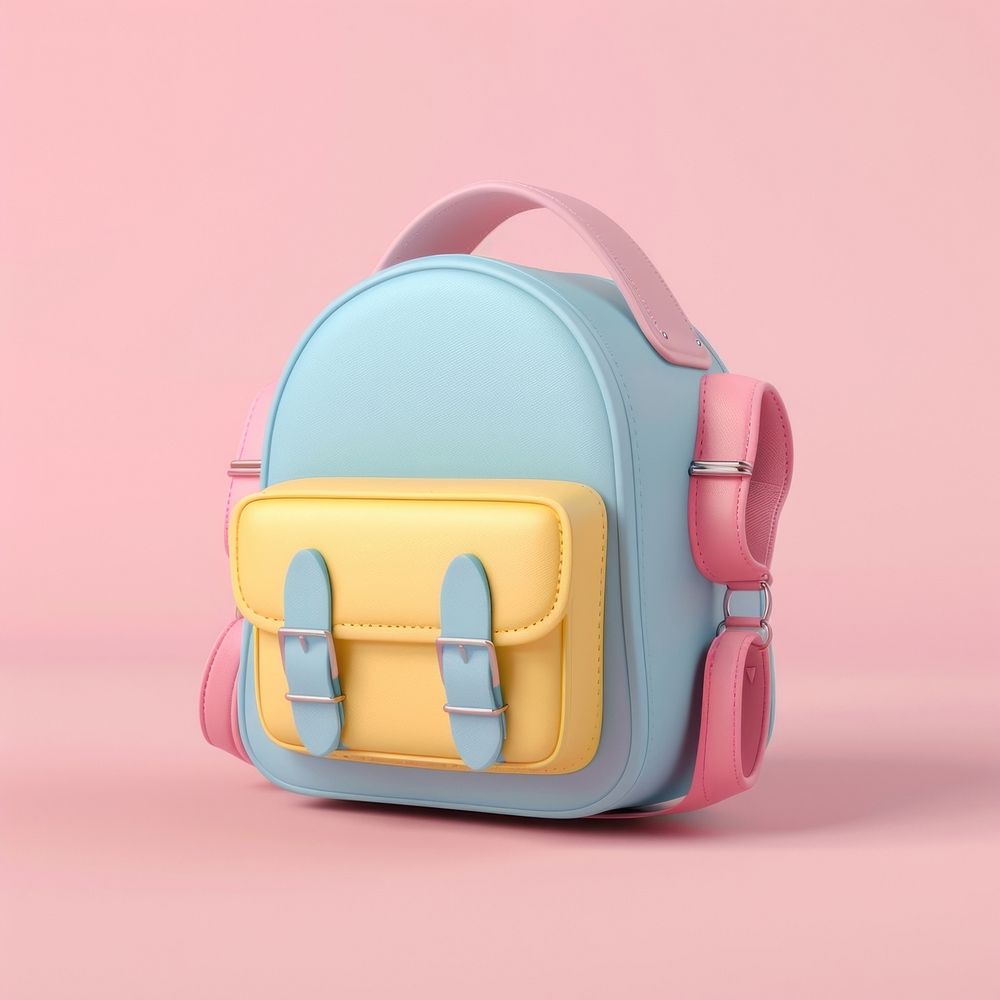 3d cartoon rendering bag icon accessories accessory backpack.