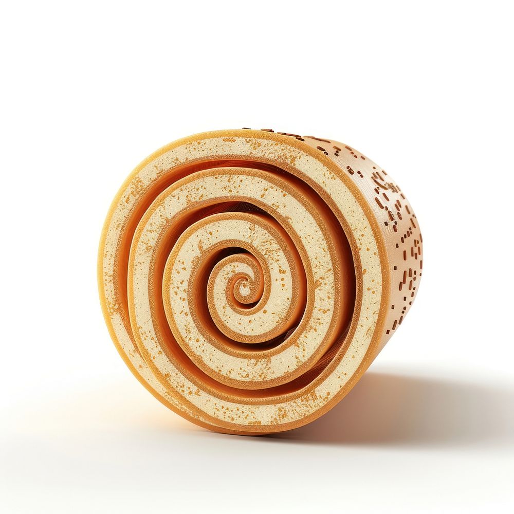 Coffee cake roll pottery spiral coil.