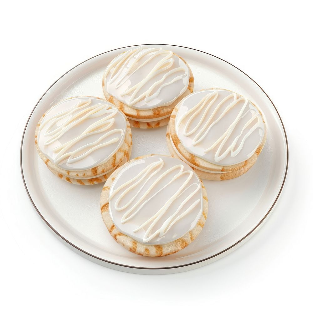 Milk scones dessert pastry cream.