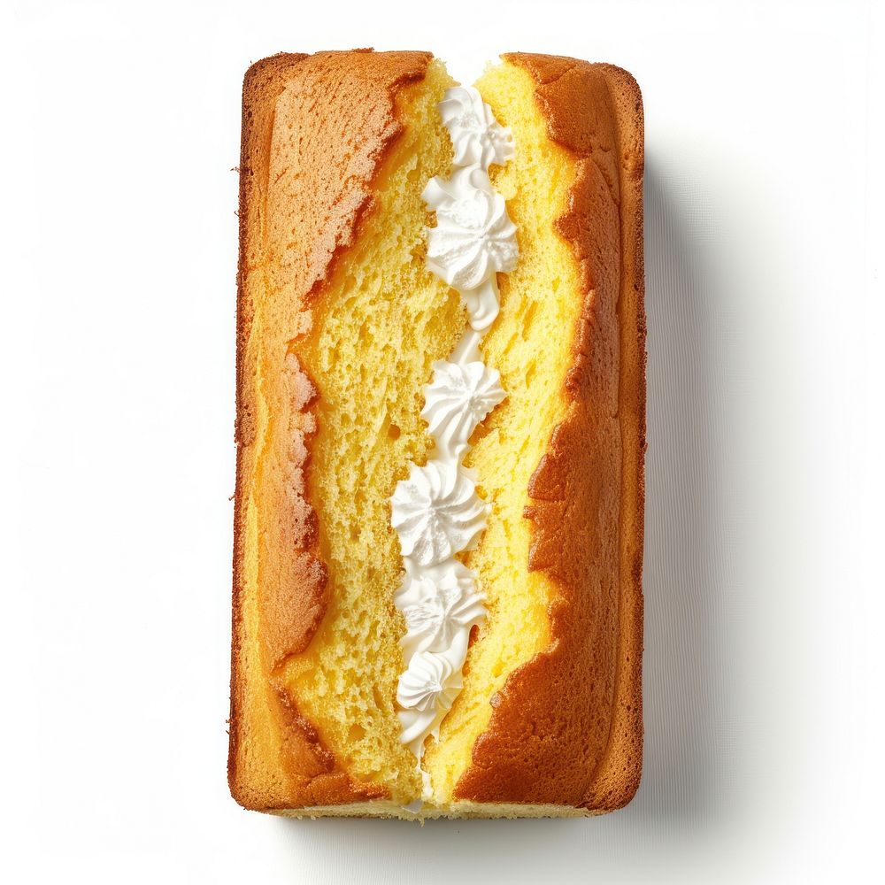 Vanilla Cake roll dessert bread cream.
