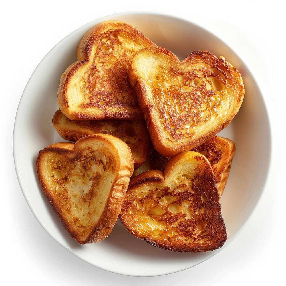 French Toast toast bread plate.