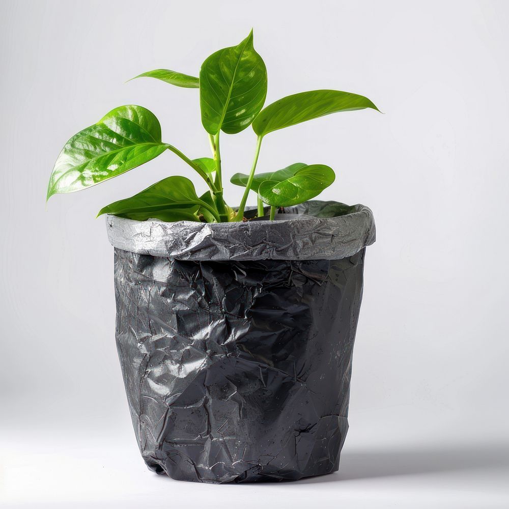 Plant pot made from plastic plant planter pottery.