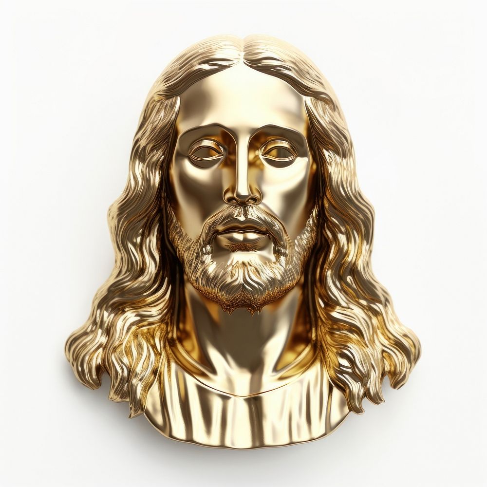 Jesus Christ sculpture bronze female. | Premium Photo Illustration ...