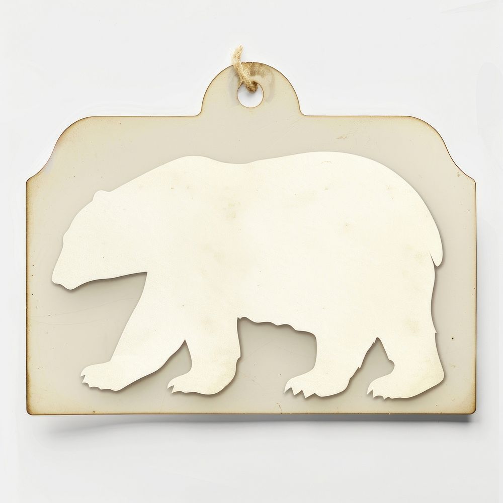 Polar bear shape accessories accessory wildlife.