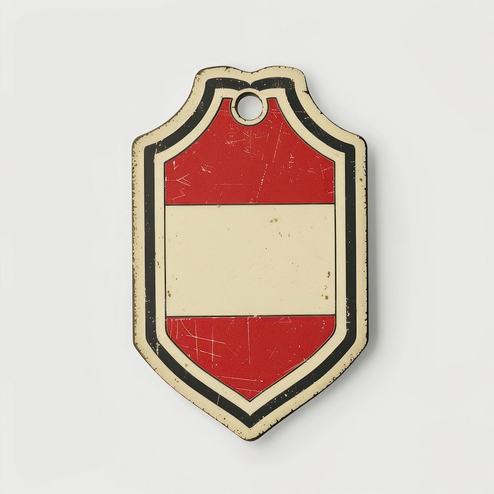 Sign symbol shield badge.